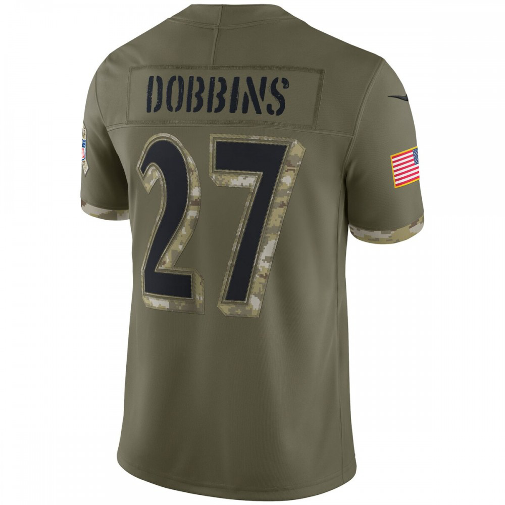 J.K. Dobbins Baltimore Ravens Nike 2022 Salute To Service Limited Jersey - Olive-Profan Arena